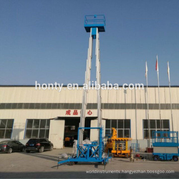 14m 250kg aerial work platform electric home use high rise man window cleaning lift